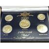 2000 24Kt Gold Plated US Coin Set