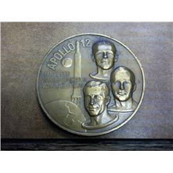 2 1/4  Bronze Apollo 12 Token