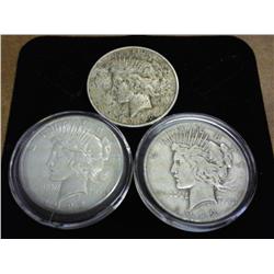 1922-P/D/S Peace Silver Dollars