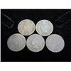 Image 1 : 5 Assorted 1880's Indian Head Cents