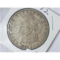 1882 Morgan Silver Dollar