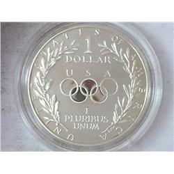 1988 US Olympic Proof Silver Dollar