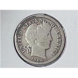 1906 Barber Dime