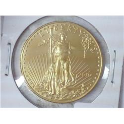 2010 US $50 American Gold Eagle 1 Oz Fine Gold UNC