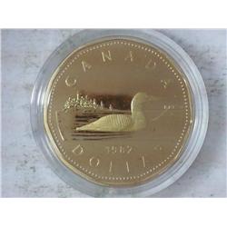 1987 Canada Proof Loon Dollar