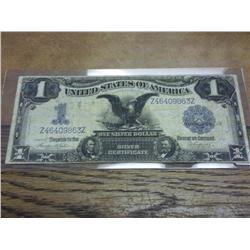 1899 US One Dollar Black Eagle Silver Certificate