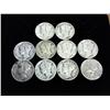 Image 1 : 10 Assorted 1930's & 40's Mercury Dimes