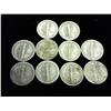 Image 2 : 10 Assorted 1930's & 40's Mercury Dimes