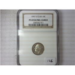 1997-S Roosevelt NGC PF69 Ultra Cameo