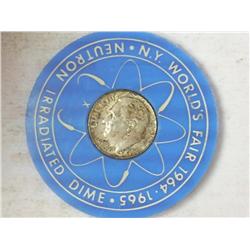1964 Roosevelt Neutron Irradiated Dime