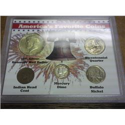 Americas Favorite Coins (As Shown)
