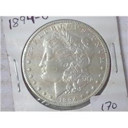 1894-O Morgan Silver Dollar (EF+)