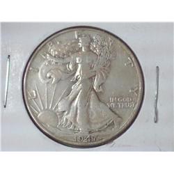 1947 Walking Liberty Half Dollar