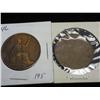 Image 1 : 1946 & 1949  Great Britain Large One Pennies