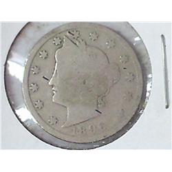 1896 Liberty "V" Nickel (Good)