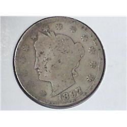 1897 Liberty "V" Nickel (Good)