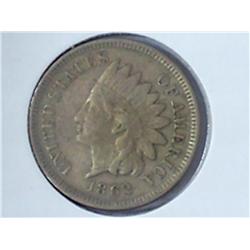 1862 Indian Head Cent (VF)