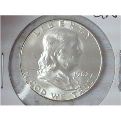 1962 Franklin Half Dollar (UNC)