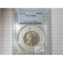 1979-D SBA Dollar PCGS MS63