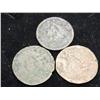Image 1 : 3 Cull US Large Cents