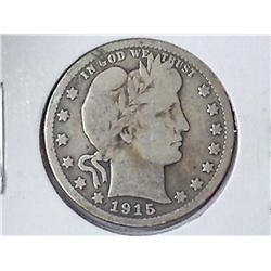 1915-D Barber Quarter