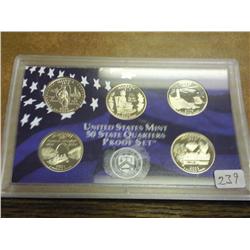 2003 US 50 State Quarters Proof Set (No Box)