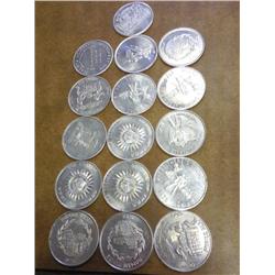 16 Mardi Gras Tokens