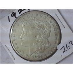 1921 Morgan Silver Dollar