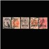 Image 1 : 1882-1903 RARE British Official Stamp Set 5 Pieces Hi Grade (STM-0153)