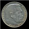 1936J Nazi Germany 5 Mark Silver Coin AU+ (COI-5662)
