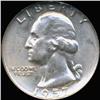 1957 Washington 25c Silver Quarter Coin Graded GEM (COI-6835)