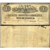 Image 1 : 1863 North Carolina $1 Note Scarce Circulated (CUR-06256)
