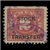 Image 1 : 1920 US 2c Stock Transfer Revenue Stamp NICE (STM-0558)