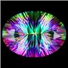 20ct Top Grade Blazing Color Oval Mystic Topaz (GMR-0990)