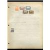 Image 1 : 1919 Hungary Hand Made Stamp Collection Album Page  6 Pieces (STM-0068)