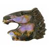 87.46ct Handcarved Rare Australian Boulder Opal Stallion (GEM-20901)
