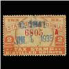 Image 1 : 1930s US CA 2c Distilled Spirits Revenue Stamp NICE (STM-0549)