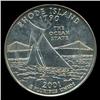 Image 1 : 2001P RI Quarter PCGS MS67 (COI-5435)