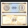 Image 1 : 1985 Cuba 20 Peso Foreign Exchange Crisp Uncirculated Note RARE Series D (CUR-05964)