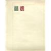 Image 1 : 1920s Malta Hand Made Stamp Collection Album Page 2 Pieces (STM-0247)