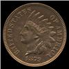 Image 1 : 1879 Indian Cent Coin Super GEM MS65+ Red  (COI-1654)