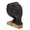 Image 3 : Handcarved Teak Elephant Derrier Tush (CLB-387)