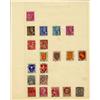 1910s/50s France Hand Made Stamp Collection Album Page 20 Pieces (STM-0304)