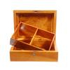 Image 5 : Inlaid Burl Box Handmade Rare Afzelia INVEST (DEC-084)