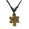 Image 1 : Tibet Handcarved Bone Pendant Necklace (ANT-870)
