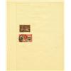 Image 1 : 1940s Nyasaland Hand Made Stamp Collection Album Page 2 Pieces (STM-0274)
