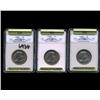 1980P D & S Anthony Dollar Coin Graded GEM Set of 3 (COI-6934)
