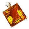 130.60ct Sterling Pendant Fancy Golden Yellow Citrine (JEW-1662)