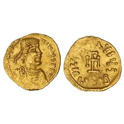 Tremisis. 641-668 d.C. CONSTANTE II. CONSTANTINOPLA. Anv.: (D. N. CO(NSTANTI¶S P. P. L. Busto diadem