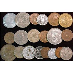 822. (20) Mixed Foreign Coins.